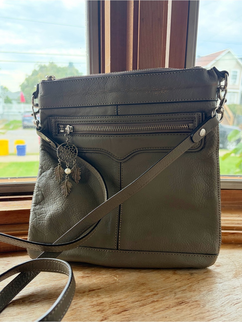 Rebecca Minkoff Crossbody Bag with Dreamcatcher Charm